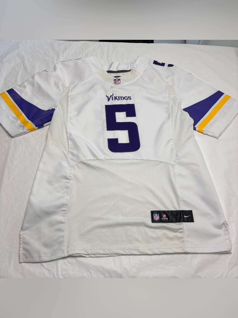 Teddy Bridgewater #5 Minnesota Vikings Nike Football Jersey Men’s 44 Large